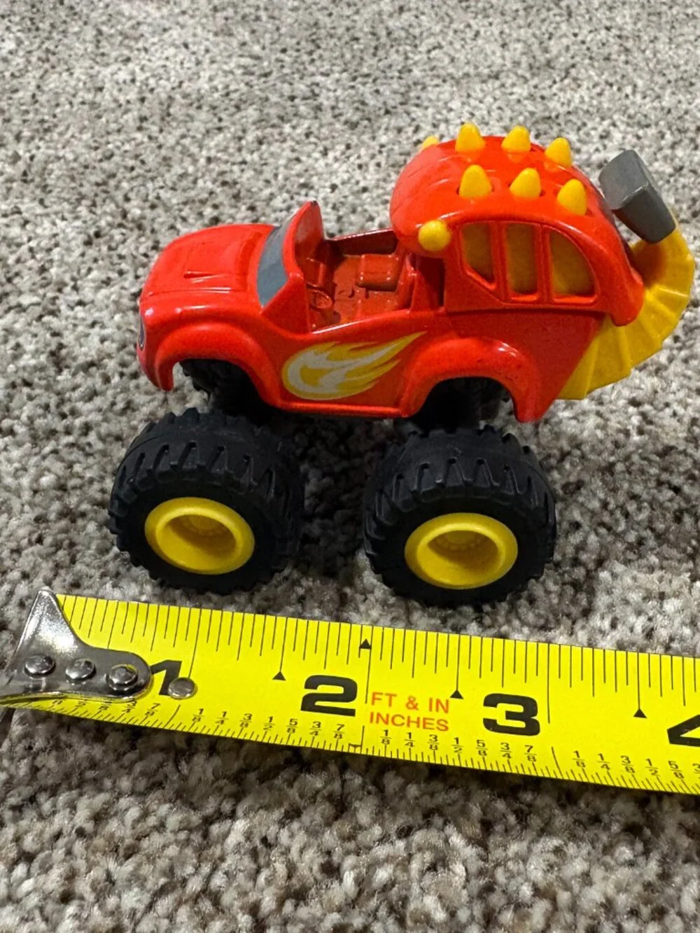 Blaze Monster Machines Dino Blaze Dinosaur Diecast Fisher Price